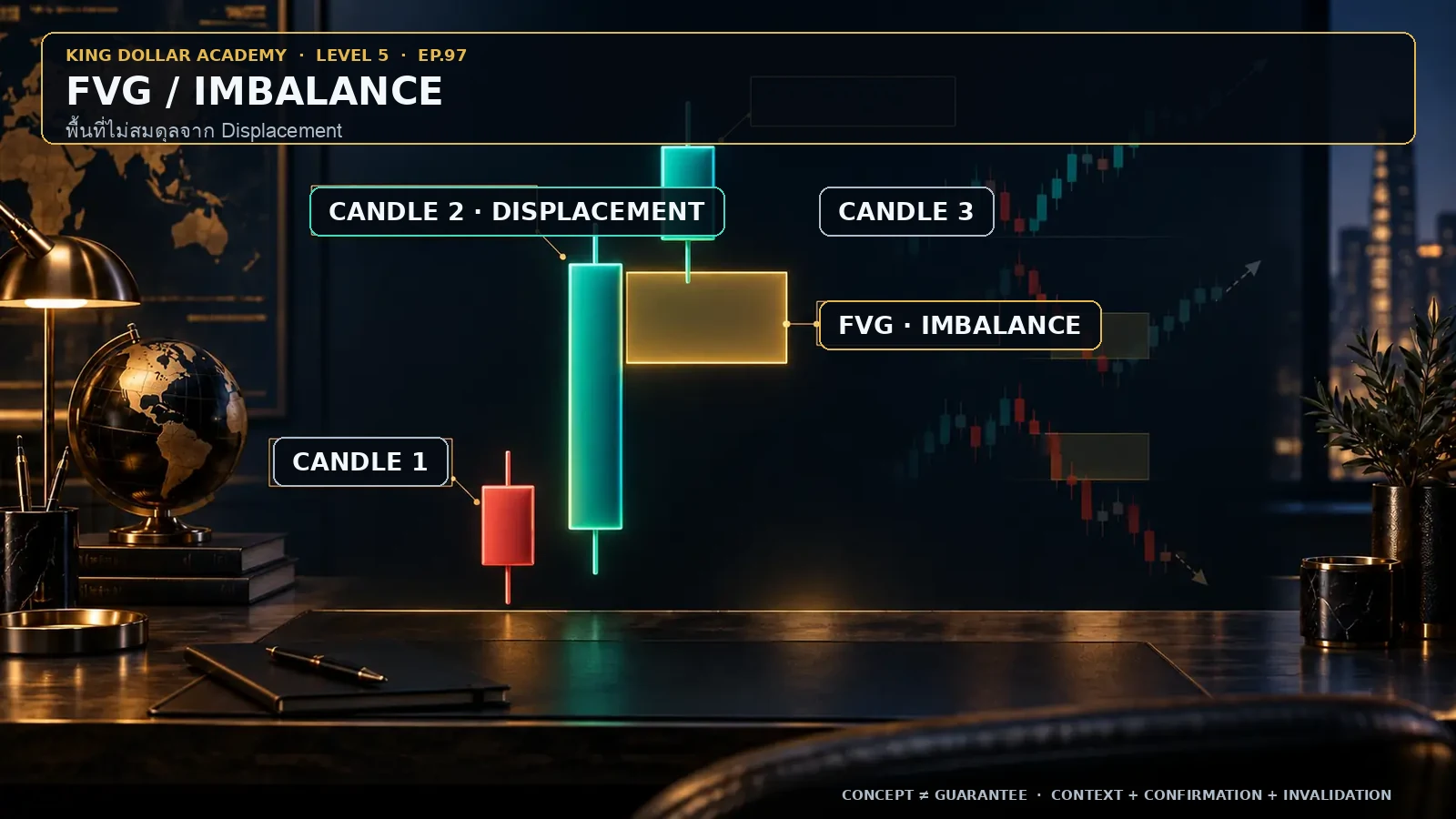 แผนภาพสอน EP.97 — FVG / Fair Value Gap และ Imbalance